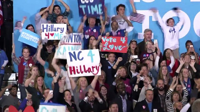 Lady Gaga, Jon Bon Jovi urge Clinton vote as polls open