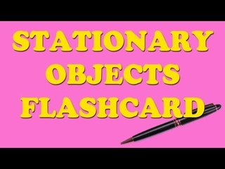 Stationary Objects Flashcard