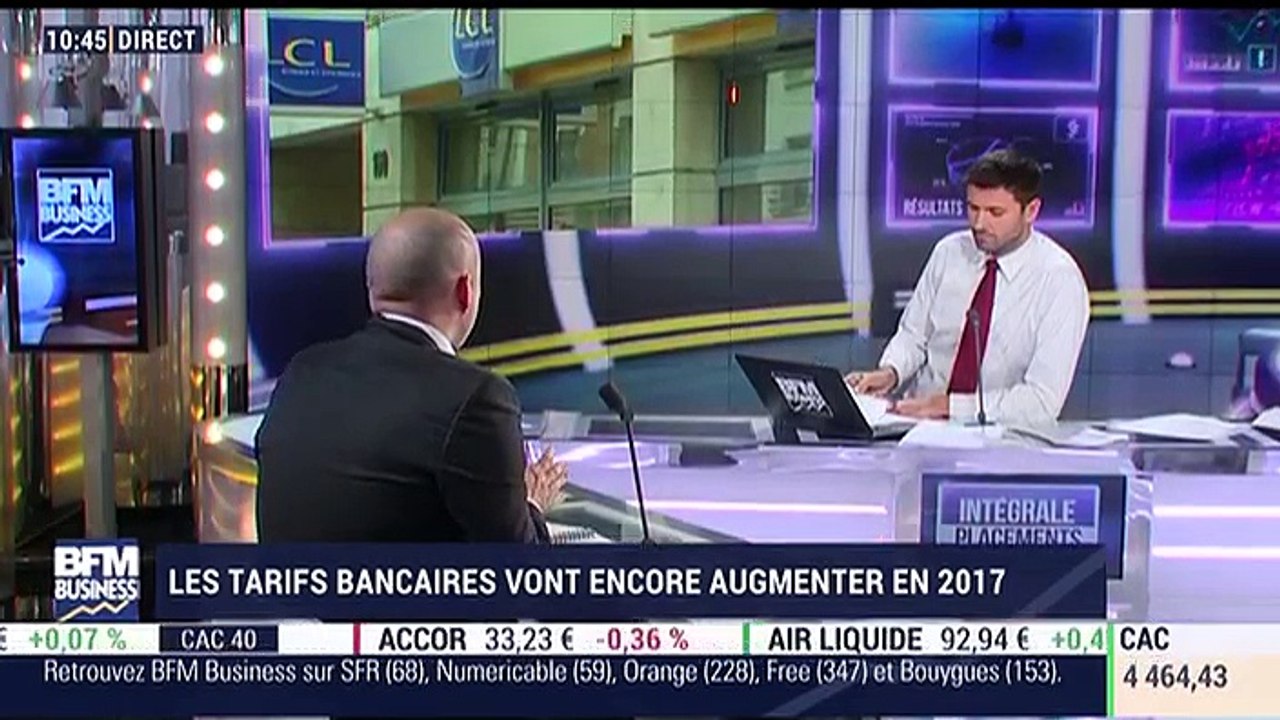 Les tarifs bancaires vont encore augmenter en 2017 - 08/11