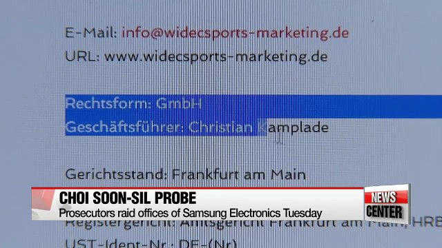 Korean prosecutors raid Samsung Electronics over political scandal
