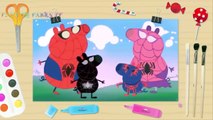 #Peppa Pig en español #Spiderman #Batman #Captain #Finger Family #Nursery Rhymes