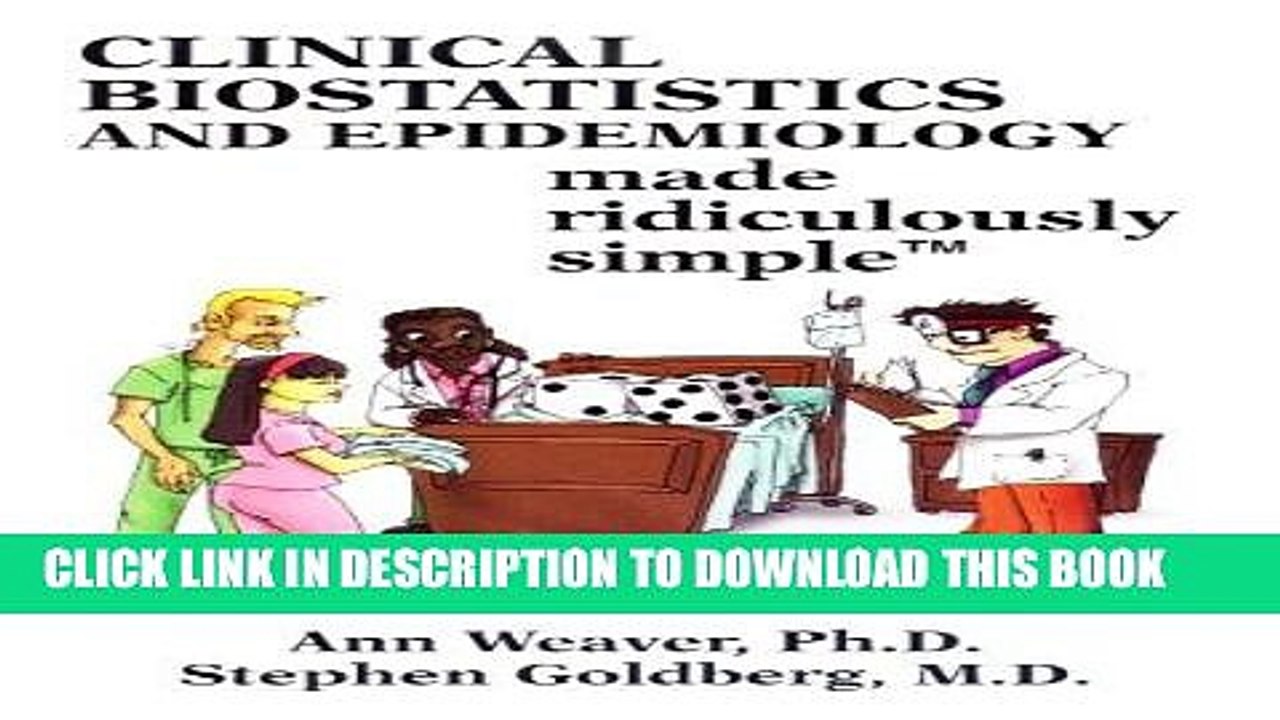 [PDF] Epub Clinical Biostatistics and Epidemiology Made Ridiculously Simple Full Online