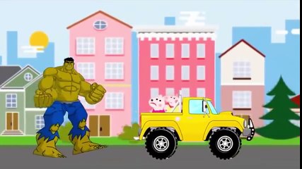 Peppa Pig en Espanol  Superhero Real in Life  Finger family  Nursery Rhymes_33