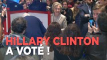 Etats-Unis : Hillary Clinton a mis son bulletin dans l'urne