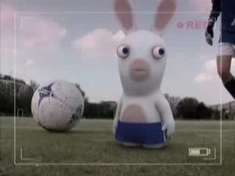 les lapins cretins n'aiment pas le foot