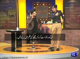 iftekhar & saba qamer in mazak raat