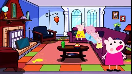 Peppa Pig en Espanol  Superhero Real in Life  Finger family  Nursery Rhymes_37