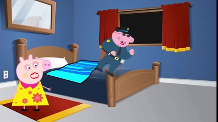 Peppa Pig en Espanol  Superhero Real in Life  Finger family  Nursery Rhymes_38