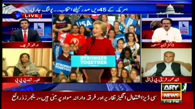 Special Transmission on US Presidential Elections 7:00Pm to 8:00Pm 8th November 2016