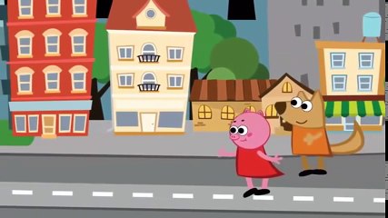 Peppa Pig en Espanol  Superhero Real in Life  Finger family  Nursery Rhymes_11