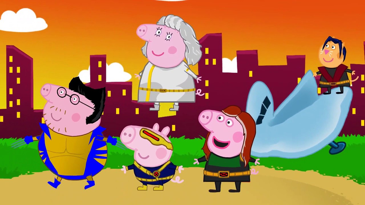 Peppa Pig Super Heroes Finger Family - Nursery Rhymes Lyrics and More_29