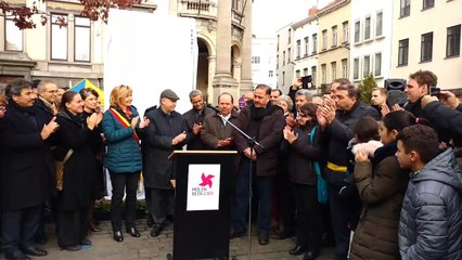 La flamme de l'espoir inaugurée à Molenbeek