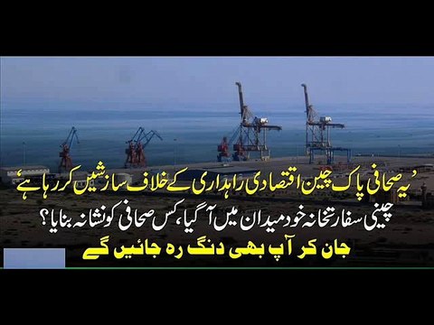 ’یہ صحافی پاک چین اقتصادی راہداری کے خلاف سازشیں کررہا ہے‘ چینی سفارتخانہ خود میدان میں آگیا، کس صحافی کو نشانہ بنایا؟ جان کر آپ بھی دنگ رہ جائیں گے