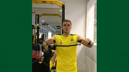 Congela! Elenco do Borussia faz o 'Desafio do manequim' na academia