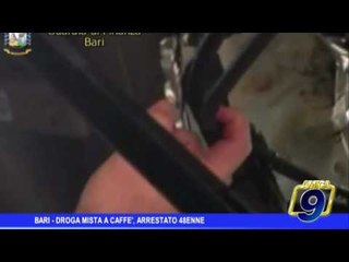 Bari  | Droga mista a caffè, arrestato 48enne