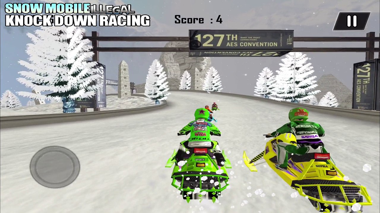 SnowMobile Illegal KnockDown Racing - Racing Games