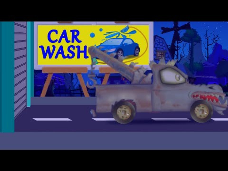 Tow Truck Car Wash Scary Cars For Kids video Dailymotion