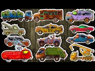 Scary Street vehicles | Halloween Special For Kids