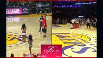 Lakers Fan Hits Halfcourt Shot to Win $35,000 - Suns vs Lakers - Nov 6, 2016 - 2016-17 NBA Season