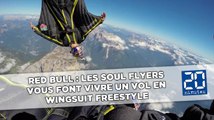 Red Bull : Les Soul Flyers vous font vivre un vol en wingsuit freestyle
