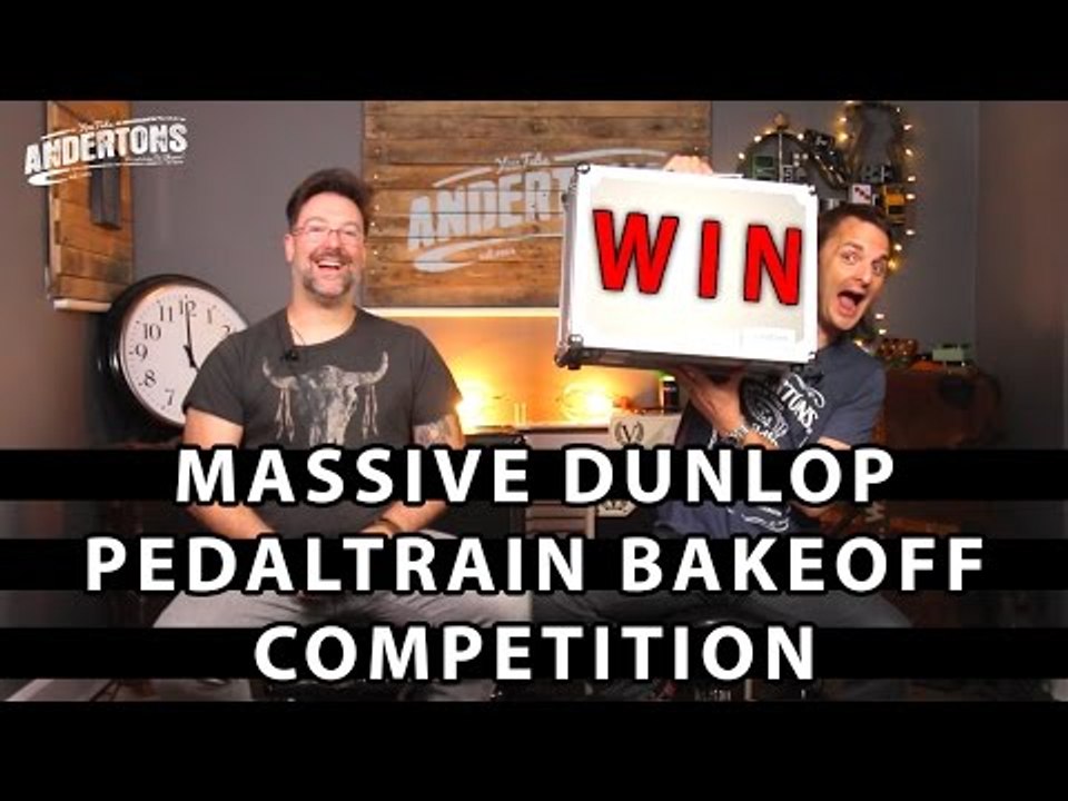 Win a £2000 Pre Built Pedal Board from Dunlop, Pedal Train, MXR & Way Huge!!
