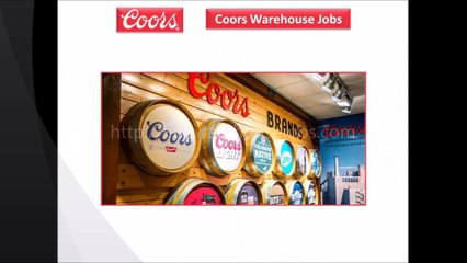 Coors Warehouse Jobs