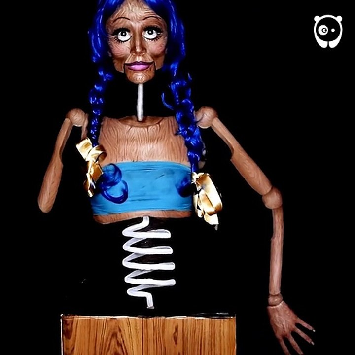 L'incroyable maquillage d'illusion optique réalisé par Mirjana Kika Milosevic