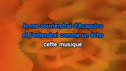 Luis Mariano - Acapulco KARAOKE / INSTRUMENTAL