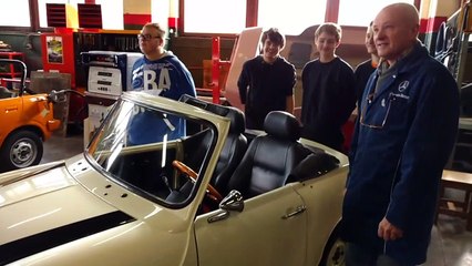 Geer: les élèves carrossiers de Saint-Joseph restaurent des ancêtres (1/2)