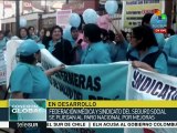 Trabajadores asistenciales se suman al paro de médicos peruanos