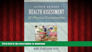Buy book  Health Assessment   Physical Examination online to buy