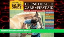 Best book  Storey s Barn Guide to Horse Health Care   First Aid online