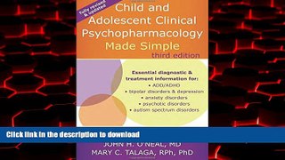 liberty books  Child and Adolescent Clinical Psychopharmacology Made Simple online to buy