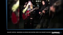 Hillary Clinton : Madonna lui apporte son soutien lors d'un concert sauvage