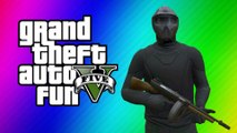 GTA 5 Online Funny Moments - Ninja Noobs, Bane, Invisibility Glitch (Last Team Standing DLC)