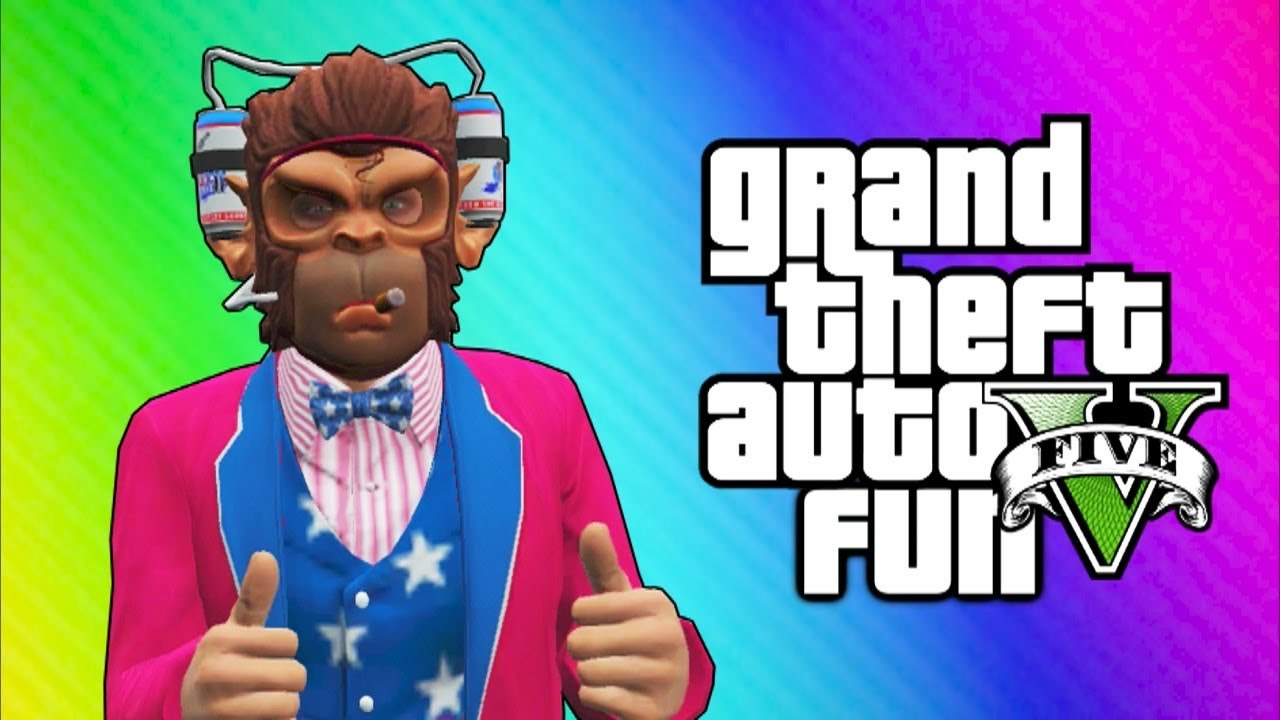 GTA 5 Online Funny Moments - Independence Day DLC, Roller Coaster, Fireworks, Liberator Truck!