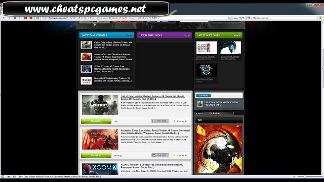 Call of Duty: Infinite Warfare Trainer Codes Immortality, one hit kill, bullet time