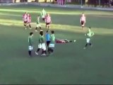 Mexican Player swat  Referee after getting booked