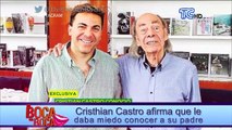 Cisthian Castro afirma que le daba miedo conocer a su padre