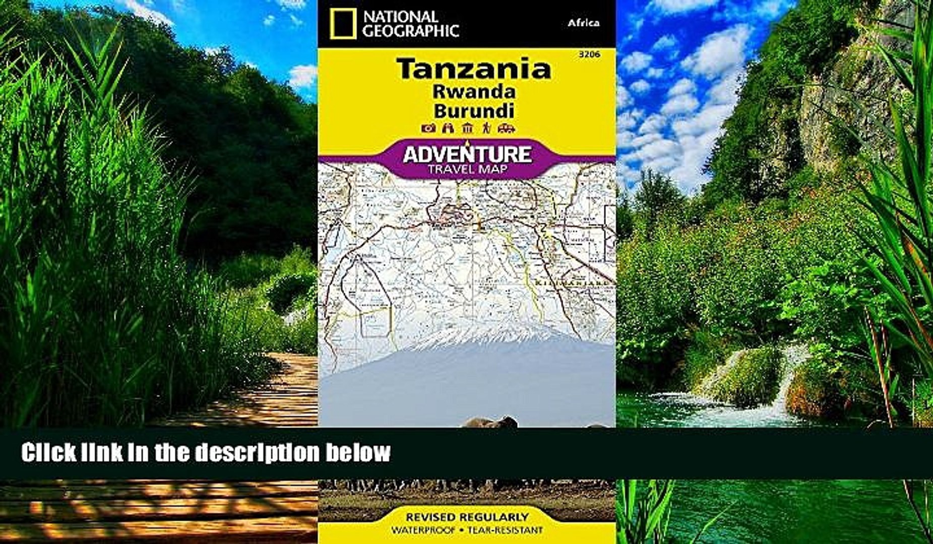 Tanzania Rwanda Burundi Adventure Map