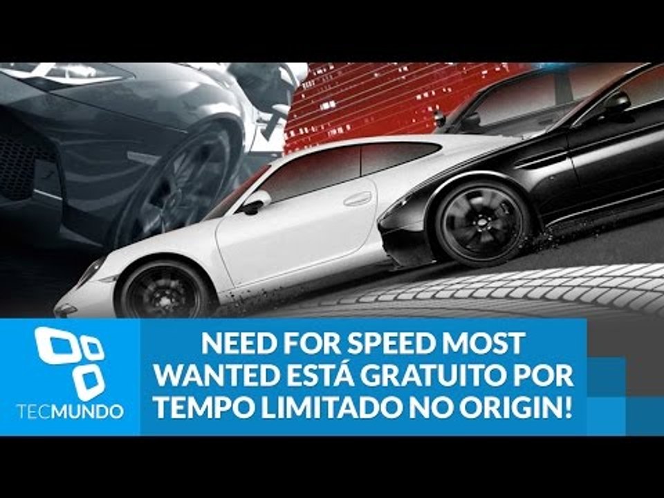 Need for Speed Most Wanted está gratuito por tempo limitado no Origin!