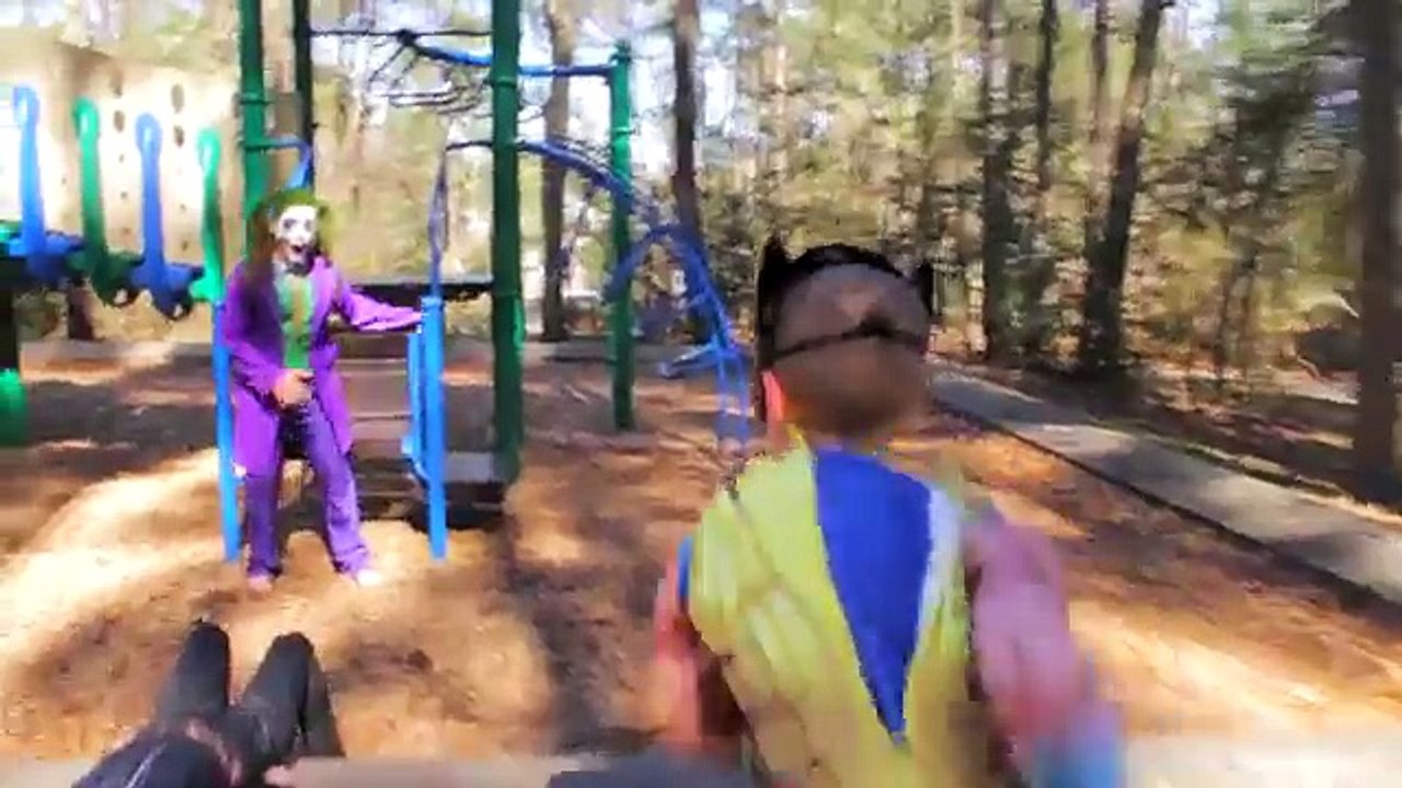 Little Heroes Joker vs Batman & Wolverine Superheros in Real Life Fun Comic Battle | SuperHero Kids