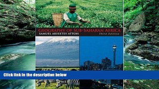 Books to Read  Geography of Sub-Saharan Africa (3rd Edition)  Best Seller Books Best Seller