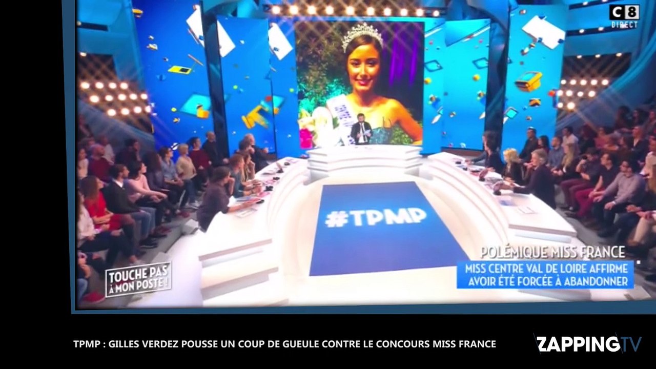 TPMP : Gilles Verdez pousse un coup de gueule contre le concours Miss France 2017