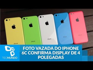 Foto vazada do iPhone 6c confirma display de 4 polegadas
