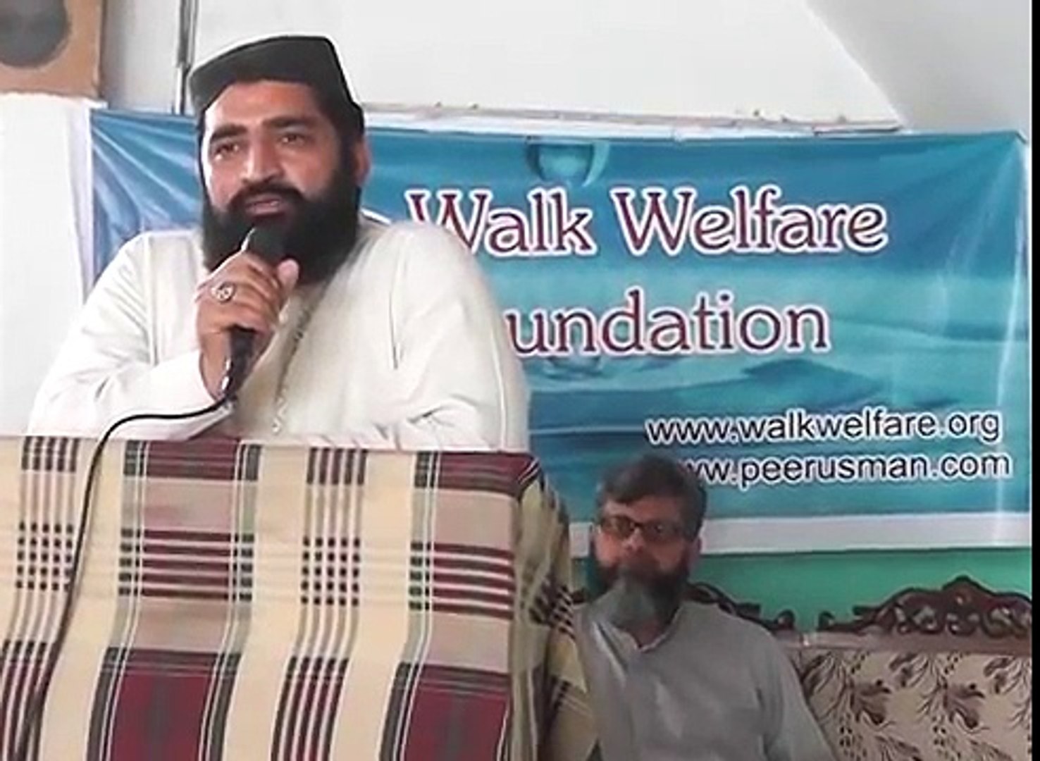 ⁣Chairman Walk Weelfare Foundation-non profit organization, Peer Usman Ghani Speech