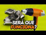 Derretemos uma Tekpix com pistola de calor - Será que funciona? #9