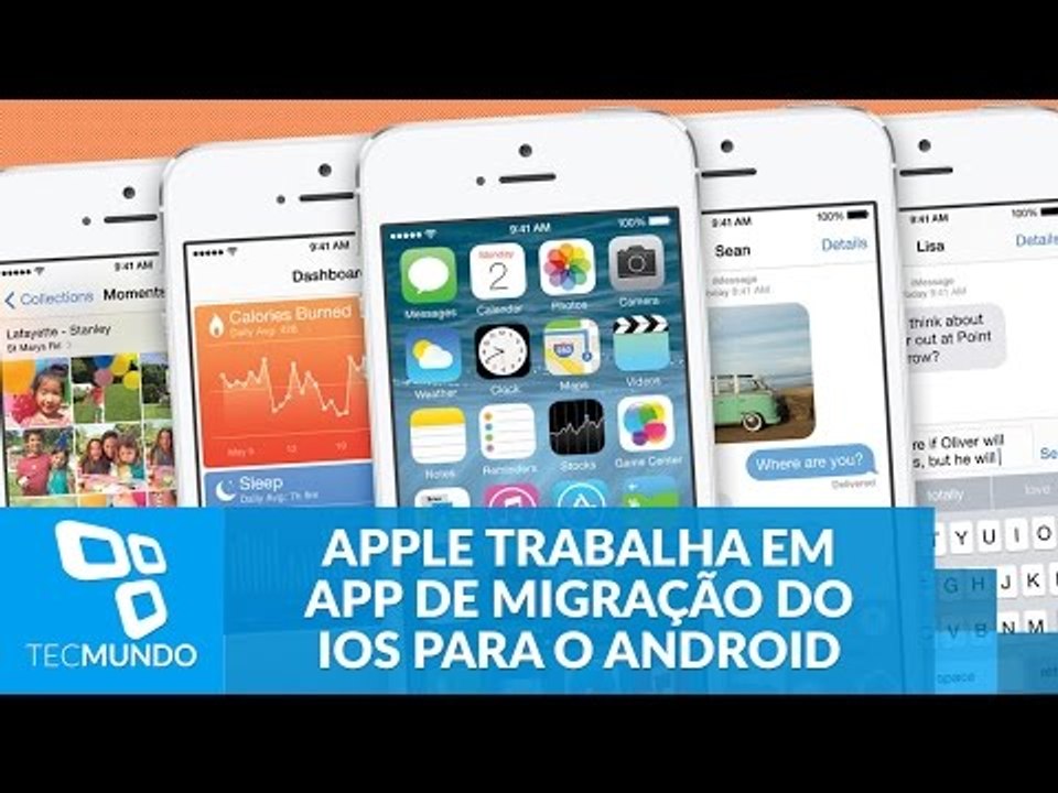 Apple estaria trabalhando em app de migração do...