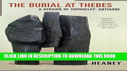 [PDF] FREE The Burial at Thebes: A Version of Sophocles  Antigone [Download] Full Ebook