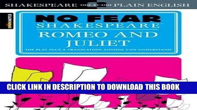 [PDF] FREE Romeo and Juliet (No Fear Shakespeare) [Read] Online